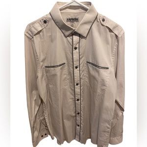 Express long sleeve button down fitted